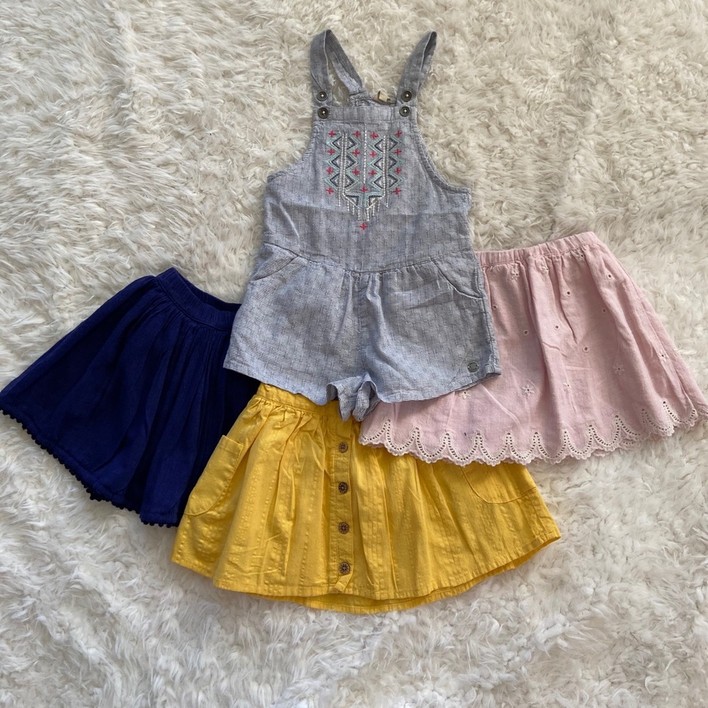 Girls 2T skirt/romper bundle